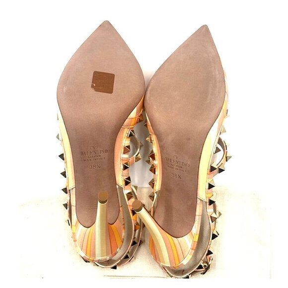 RARE Valentino Rockstud 1975 Pump, size 38.5, US 7, Matching Box NWT, MSRP $1195 - Picture 11 of 16